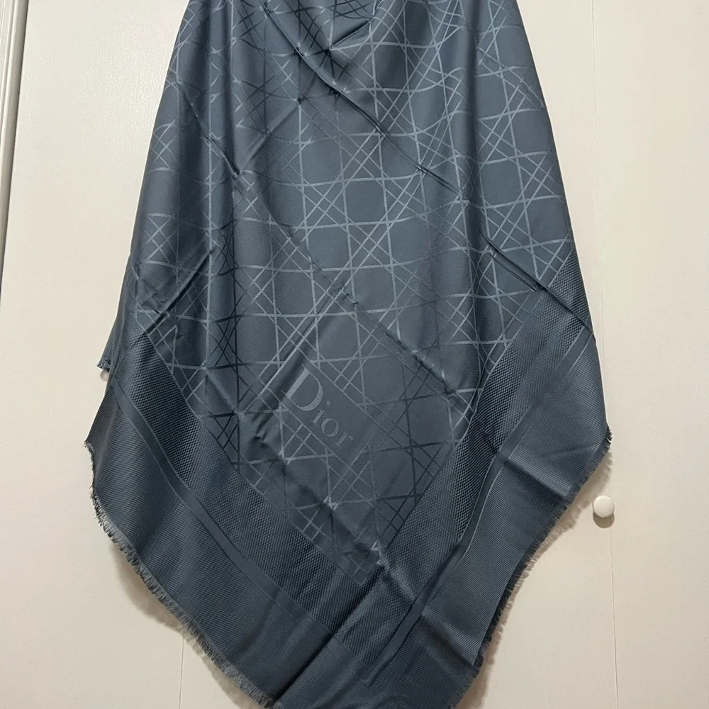 Christian Dior Women Scarf New With Tag and Box. Size 110”x56”.